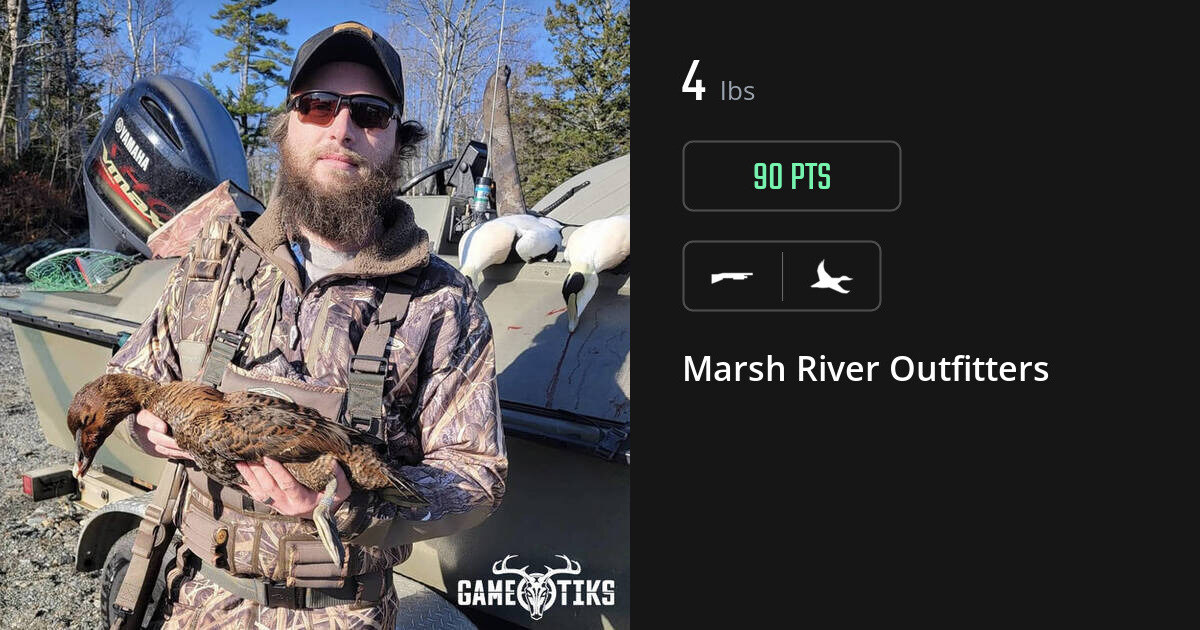 Waterfowl harvest on Gametiks