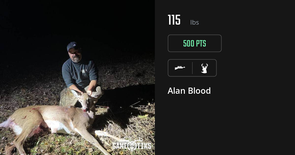 deer harvest by Alan Blood