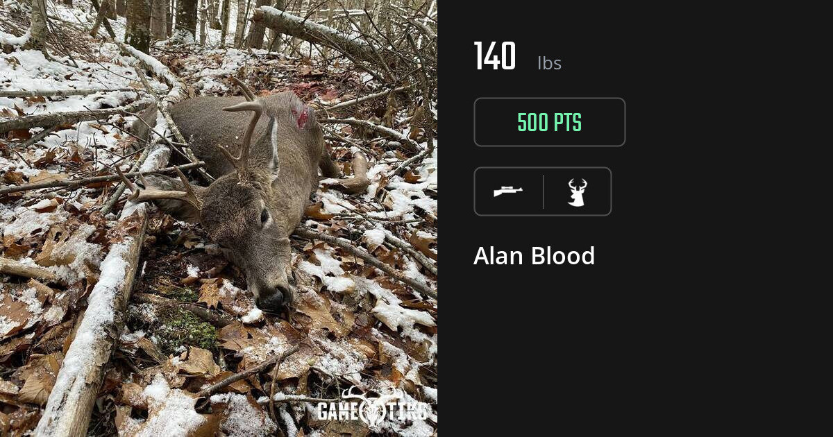 deer harvest by Alan Blood