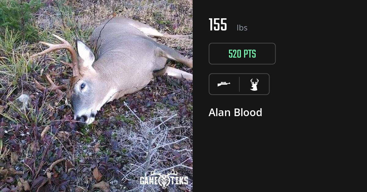 deer harvest by Alan Blood