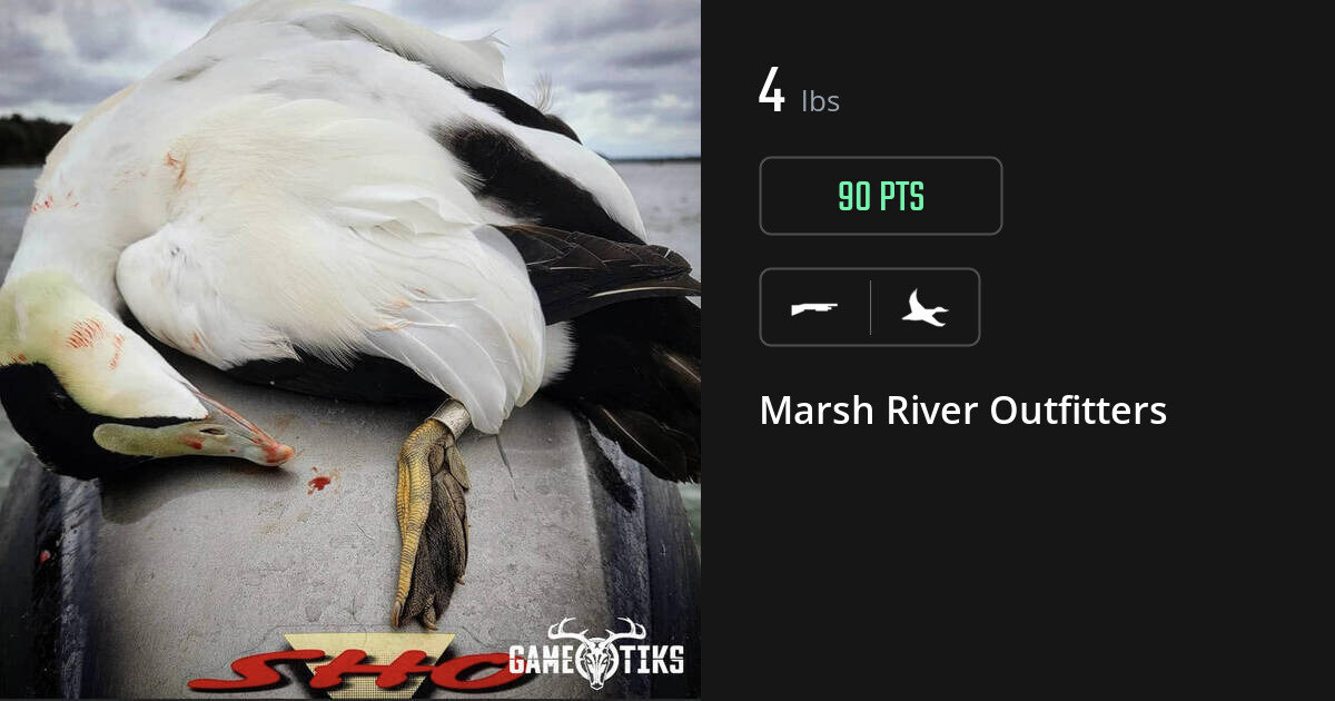 Waterfowl harvest on Gametiks