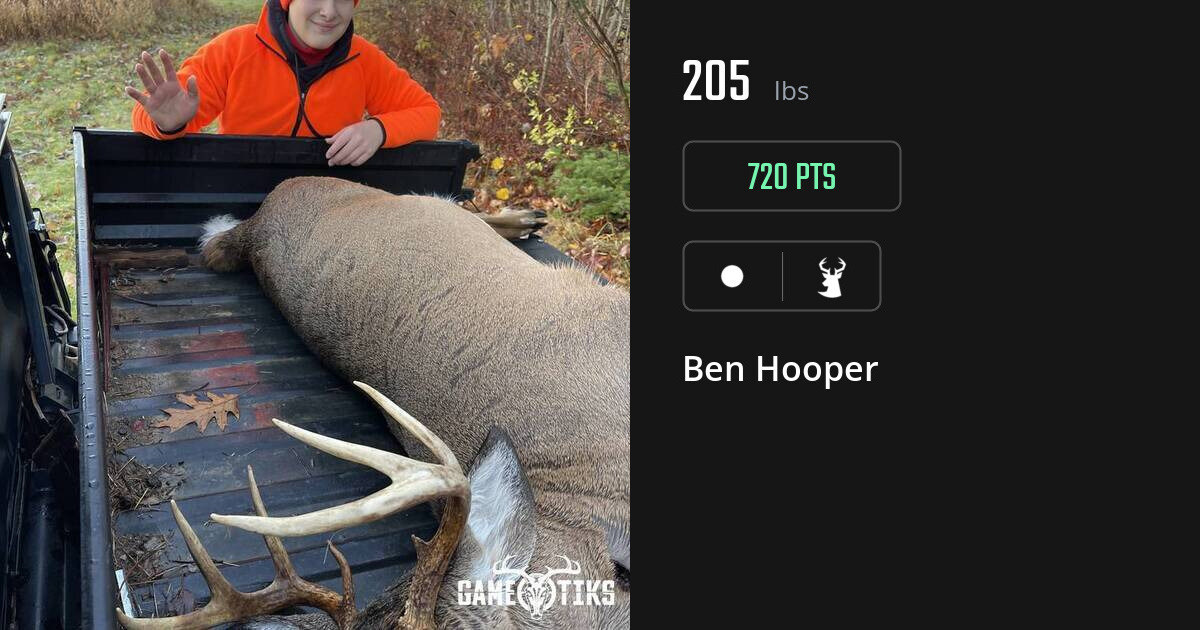 deer harvest by Ben Hooper