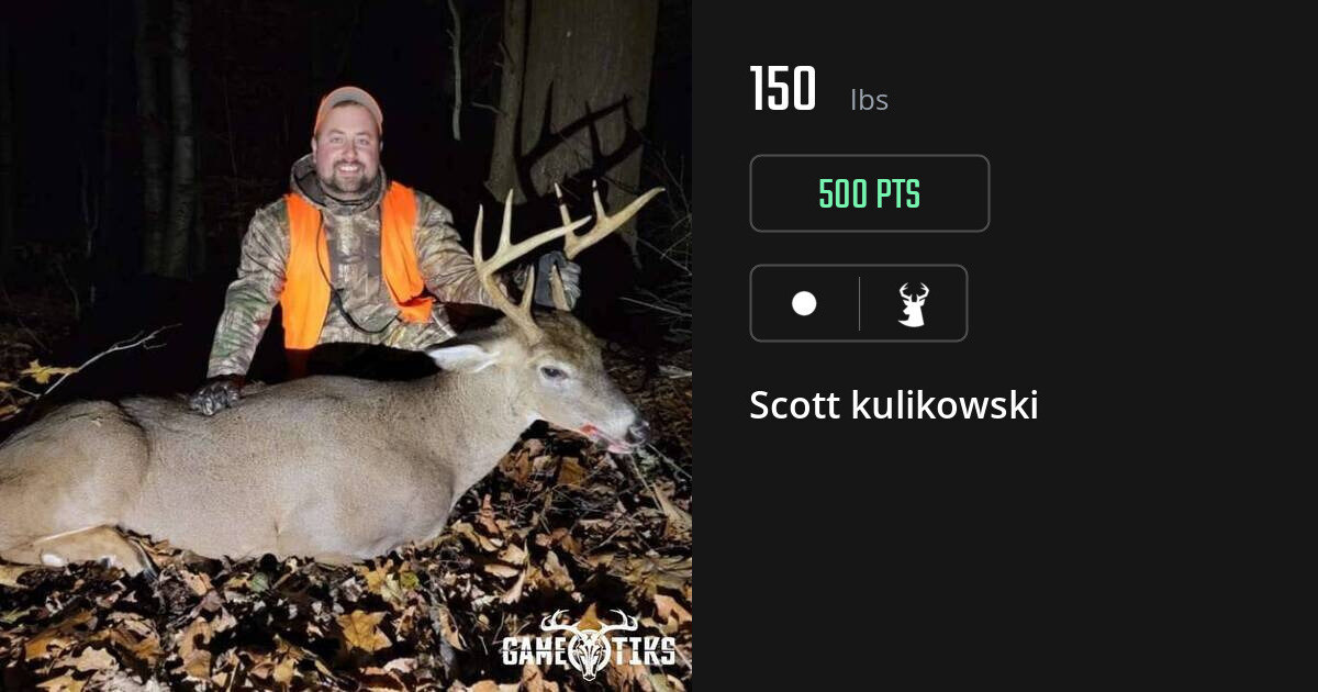 deer harvest by Scott kulikowski