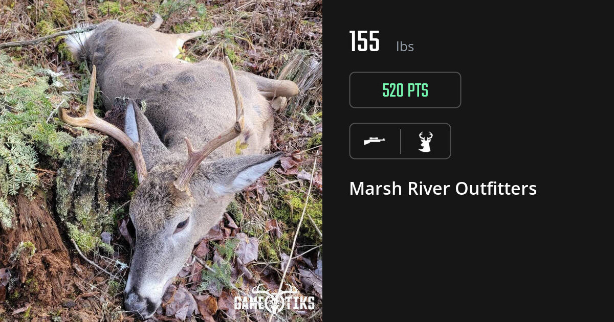 Deer harvest on Gametiks