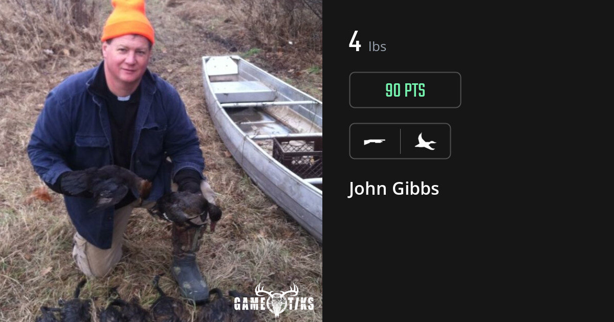 Waterfowl harvest on Gametiks