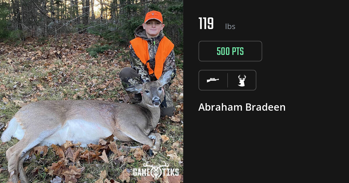Deer harvest on Gametiks