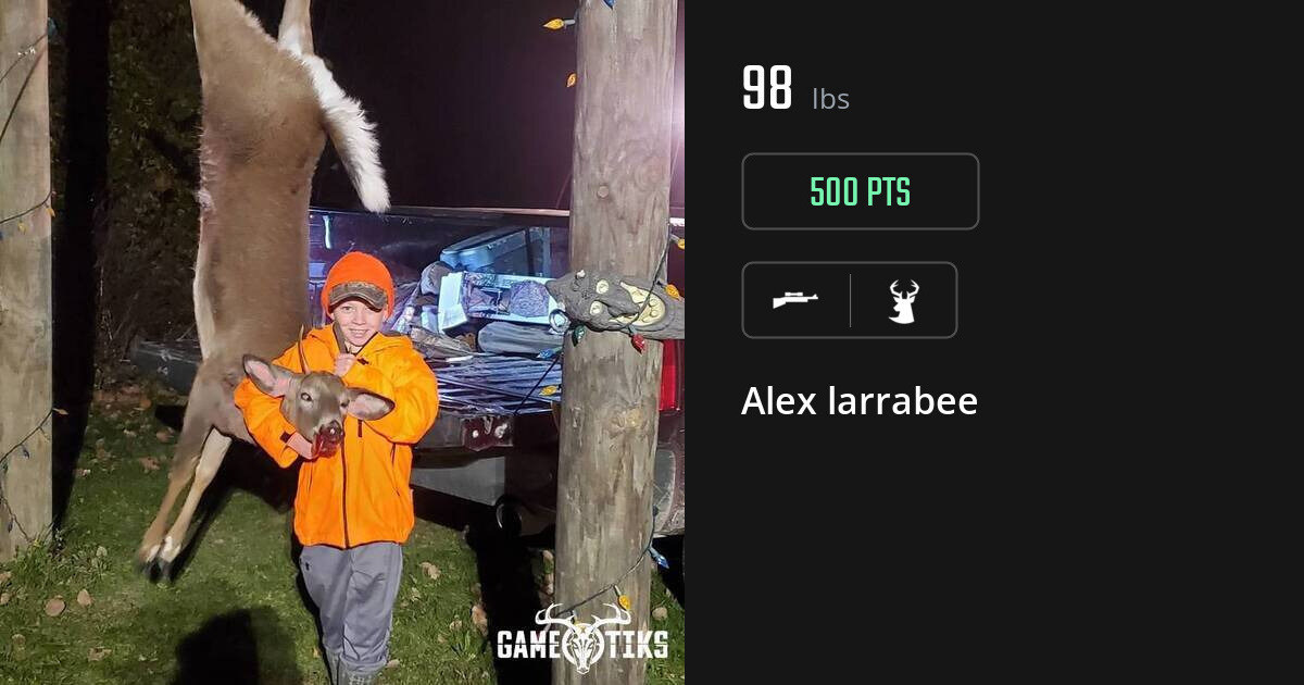 Deer harvest on Gametiks