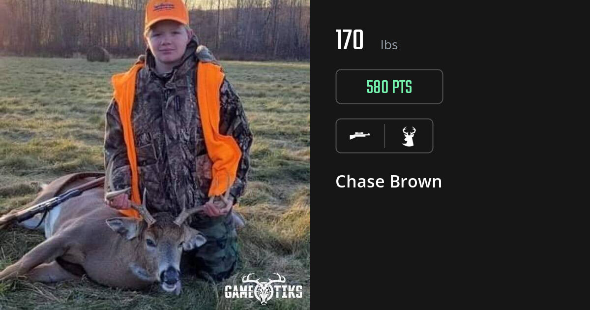 deer harvest by Chase Brown