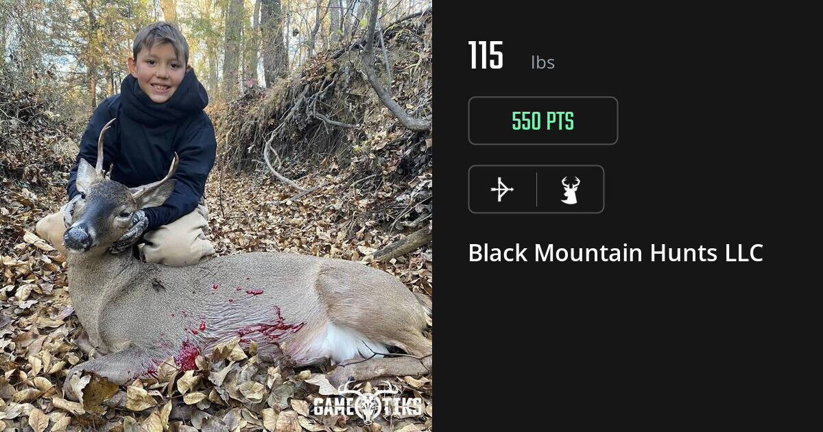 Deer harvest on Gametiks