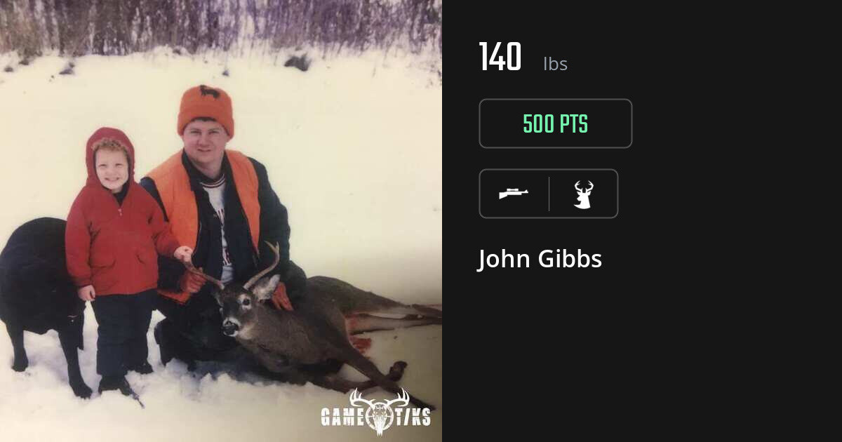 Deer harvest on Gametiks