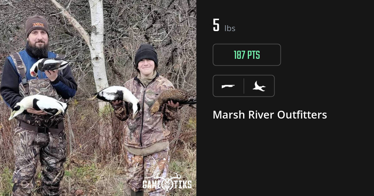 Waterfowl harvest on Gametiks