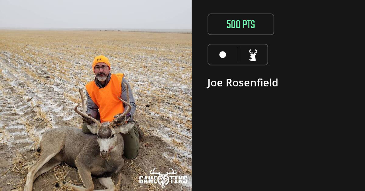 Deer harvest on Gametiks