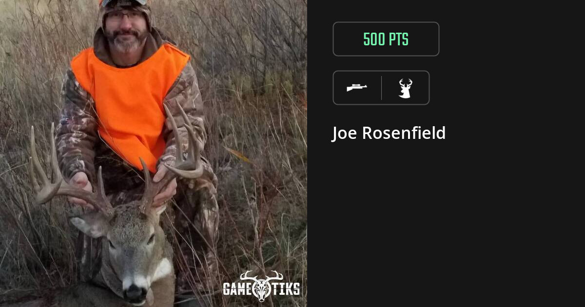 Deer harvest on Gametiks