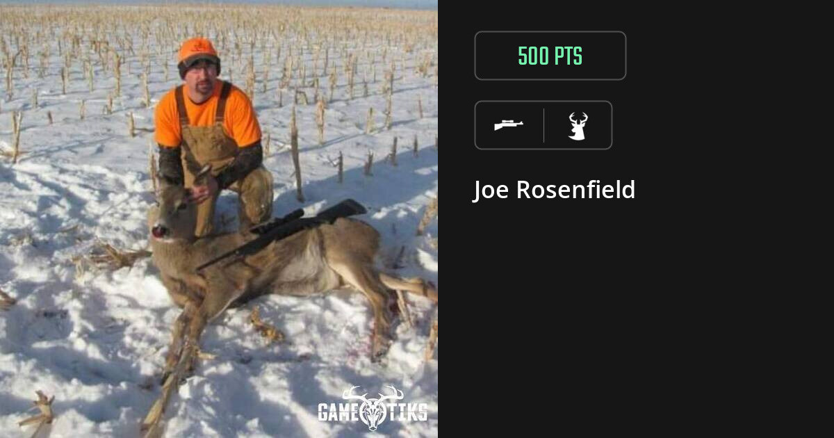 Deer harvest on Gametiks
