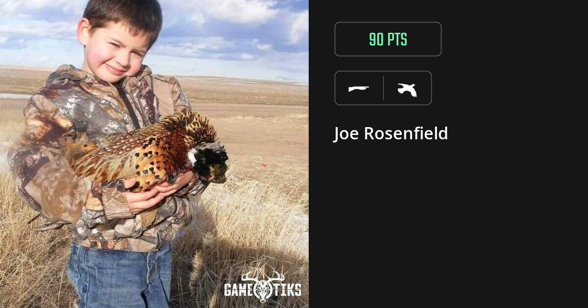 Upland bird harvest on Gametiks