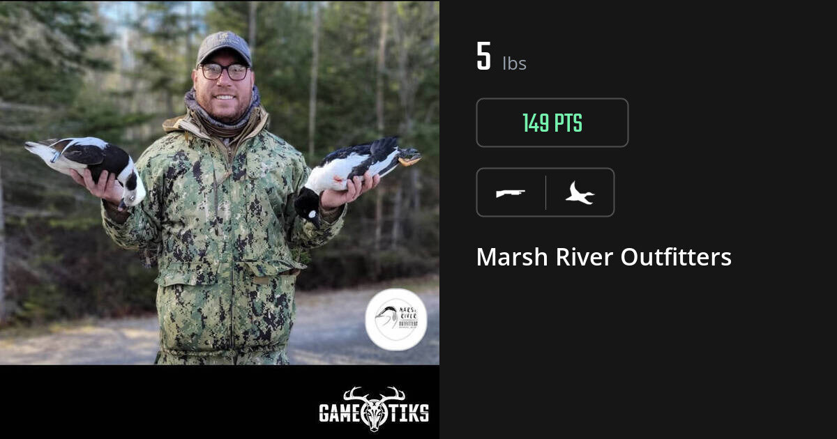 Waterfowl harvest on Gametiks