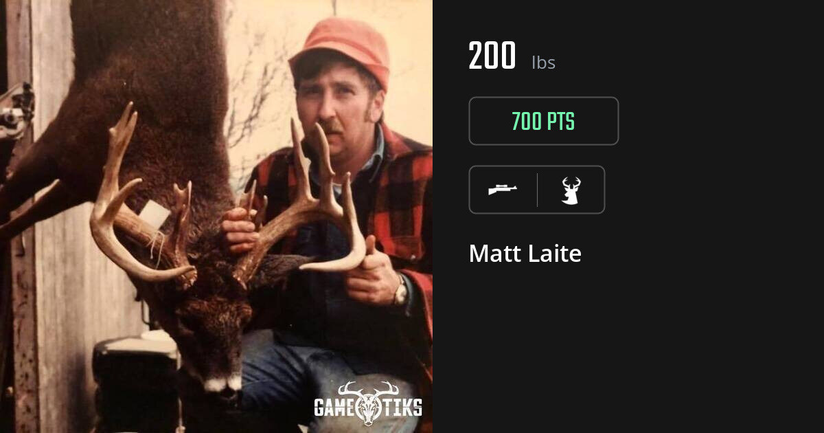 Deer harvest on Gametiks