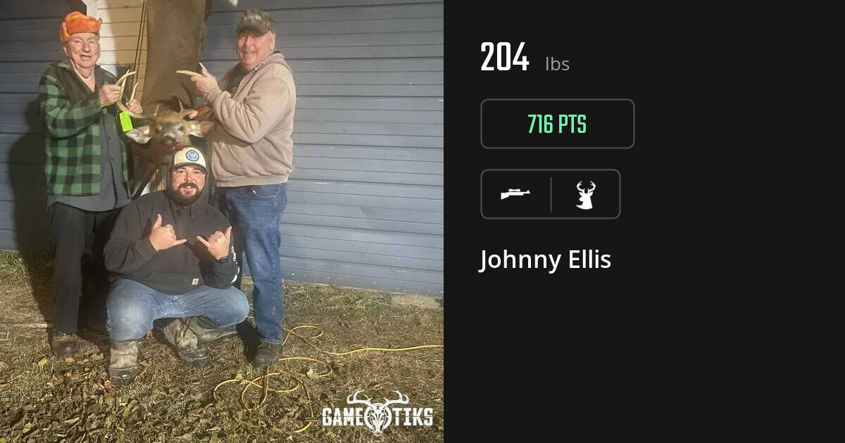 deer harvest by Johnny Ellis