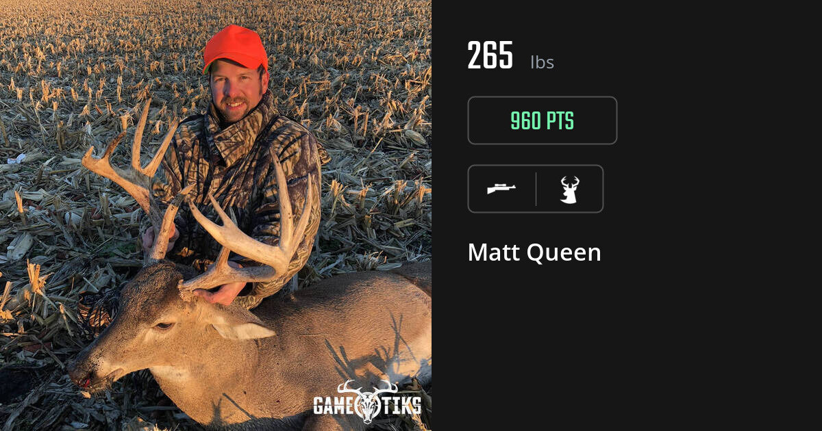 Deer harvest on Gametiks