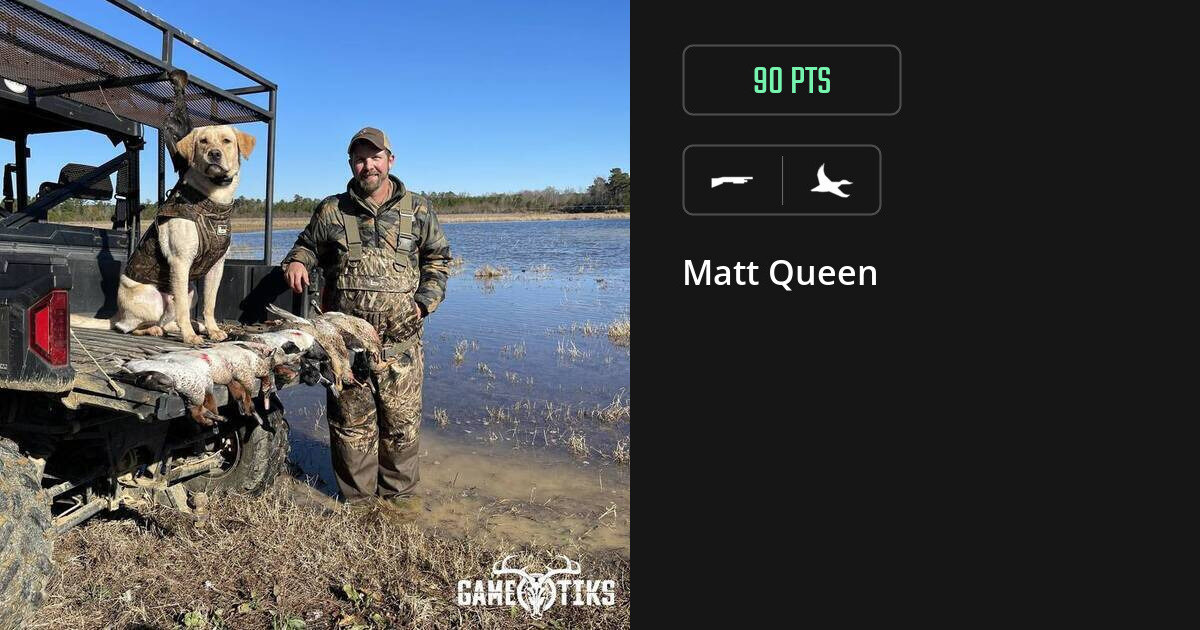 Waterfowl harvest on Gametiks