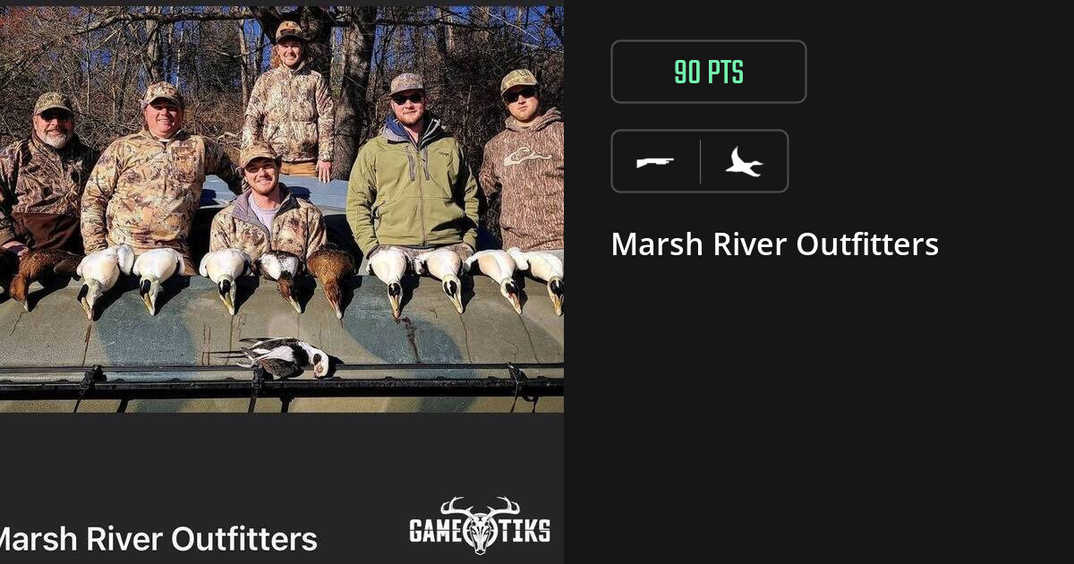 Waterfowl harvest on Gametiks