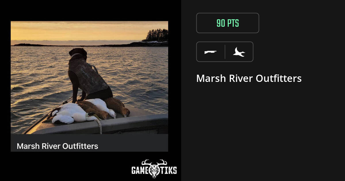 Waterfowl harvest on Gametiks