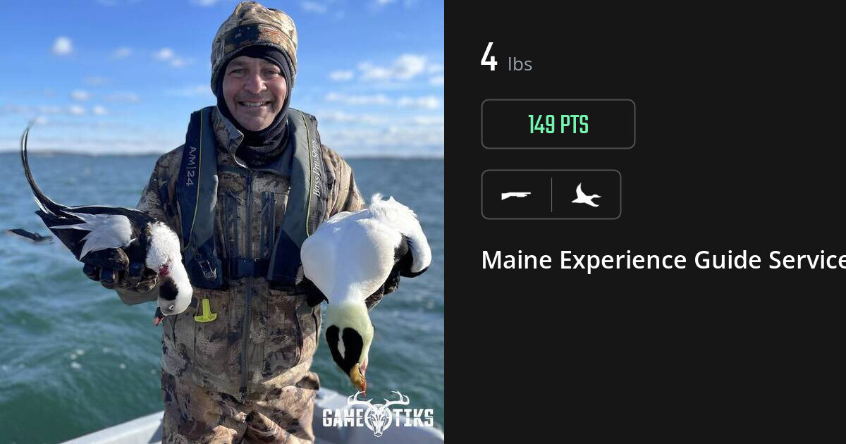 Waterfowl harvest on Gametiks