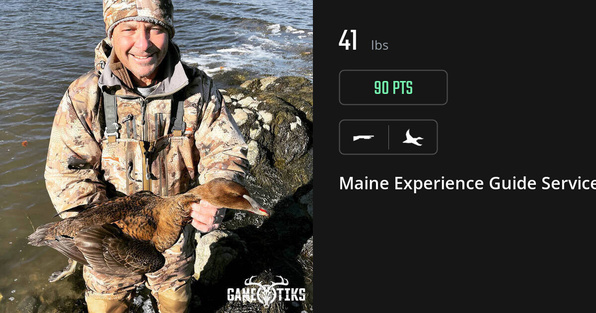Waterfowl harvest on Gametiks