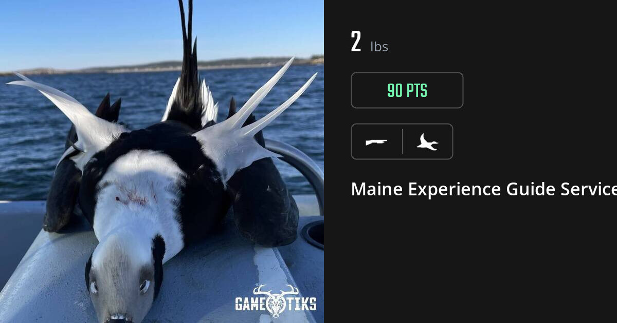 Waterfowl harvest on Gametiks