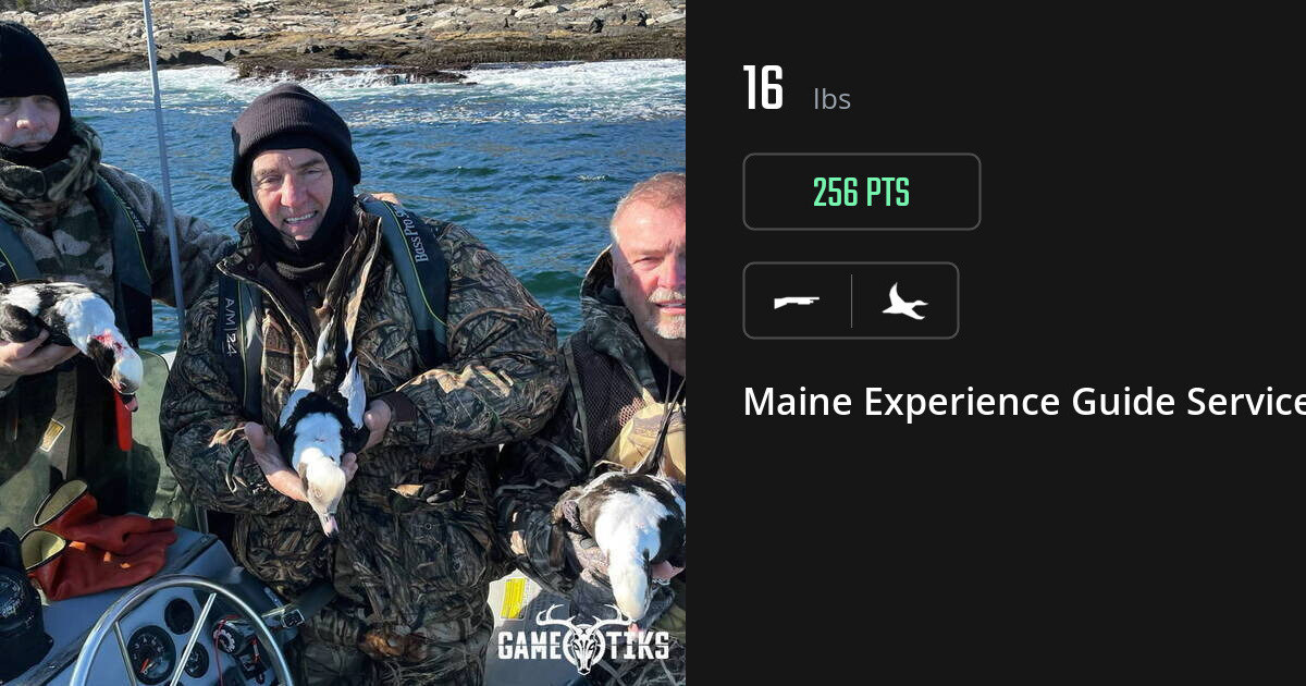 Waterfowl harvest on Gametiks