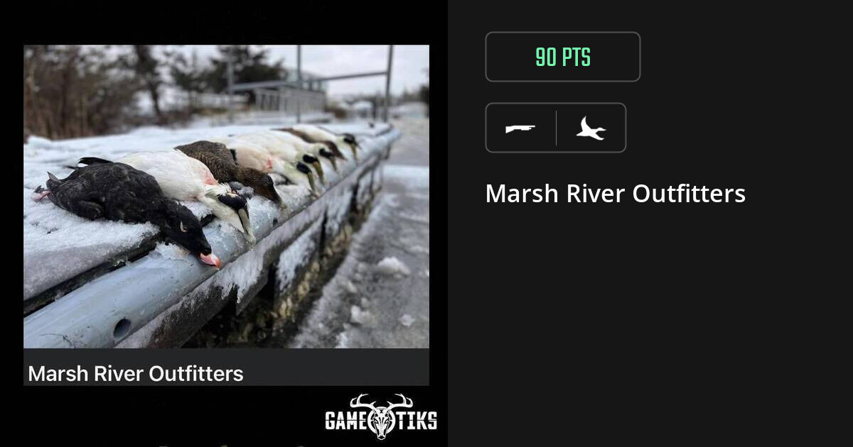 Waterfowl harvest on Gametiks