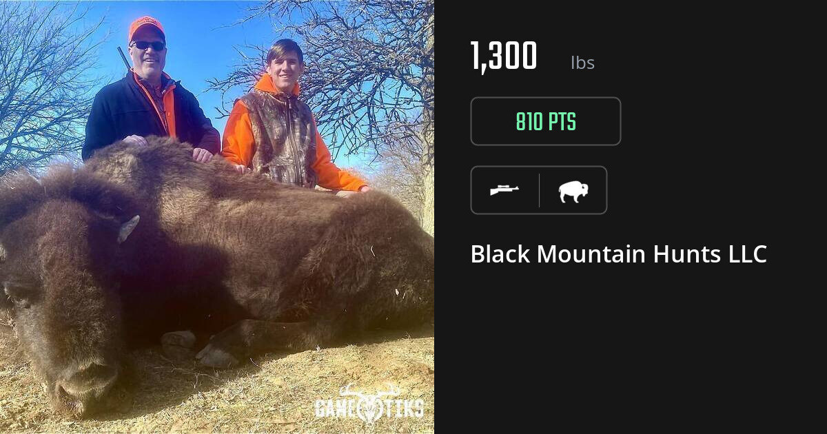 Buffalo harvest on Gametiks