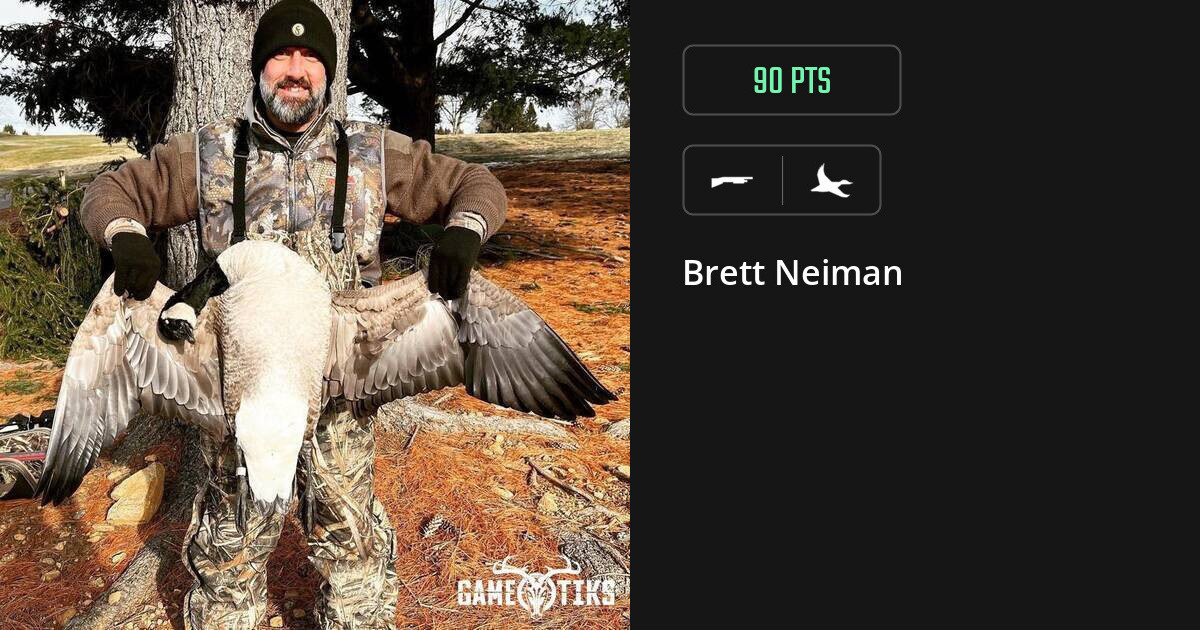 Waterfowl harvest on Gametiks