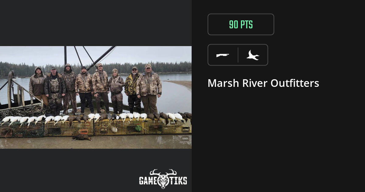 Waterfowl harvest on Gametiks