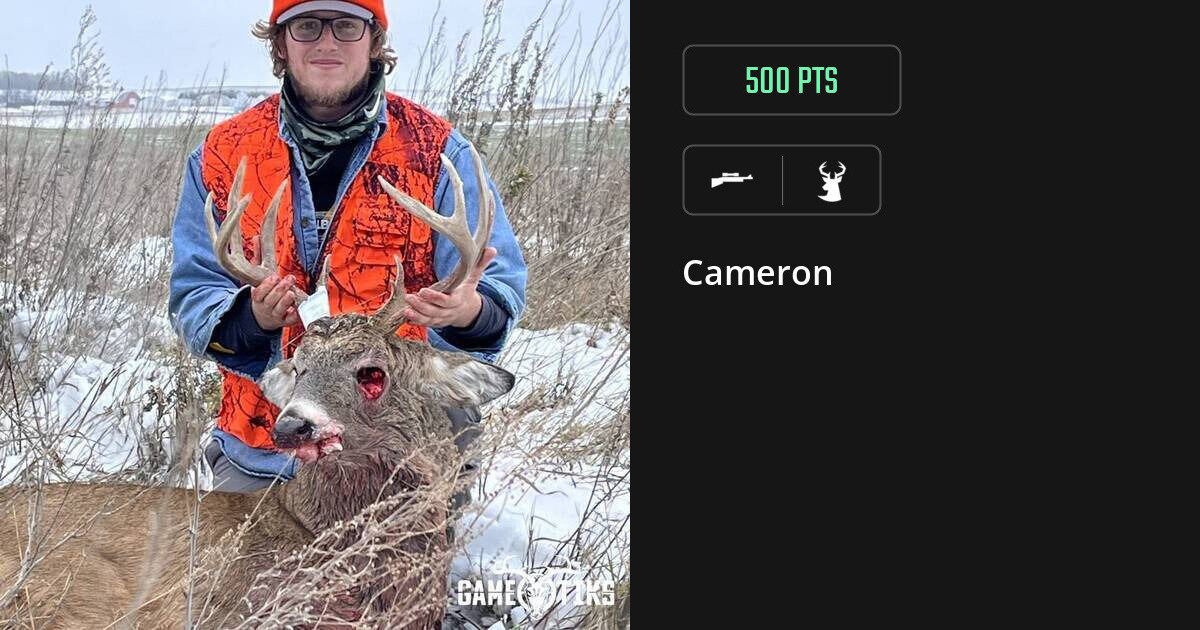 Deer harvest on Gametiks