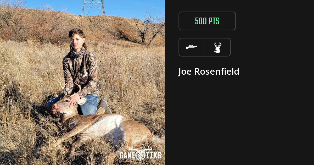 deer harvest by Joe Rosenfield