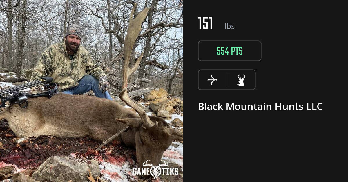 Deer harvest on Gametiks