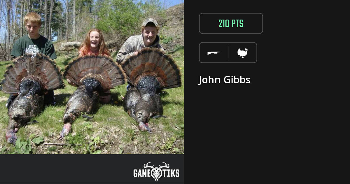 Turkey harvest on Gametiks