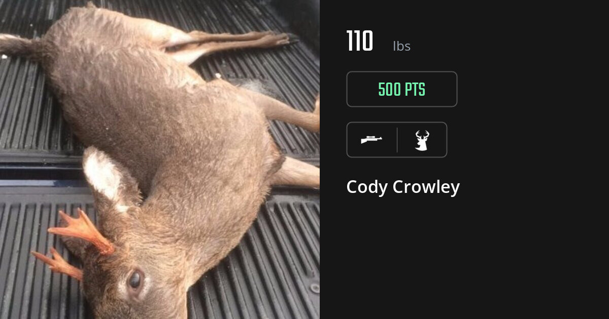 Deer harvest on Gametiks