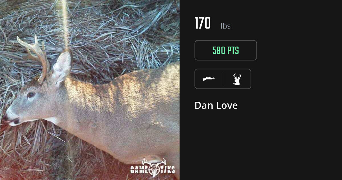Deer harvest on Gametiks