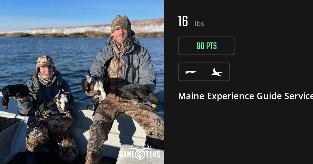 Waterfowl harvest on Gametiks