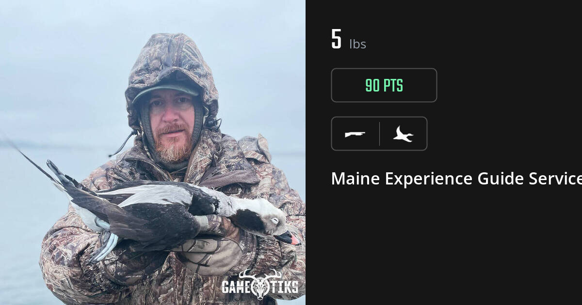Waterfowl harvest on Gametiks