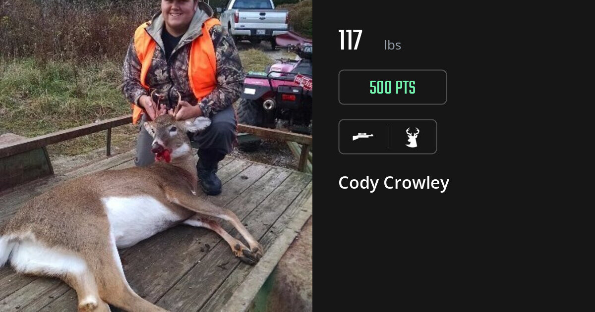 deer harvest by Cody Crowley