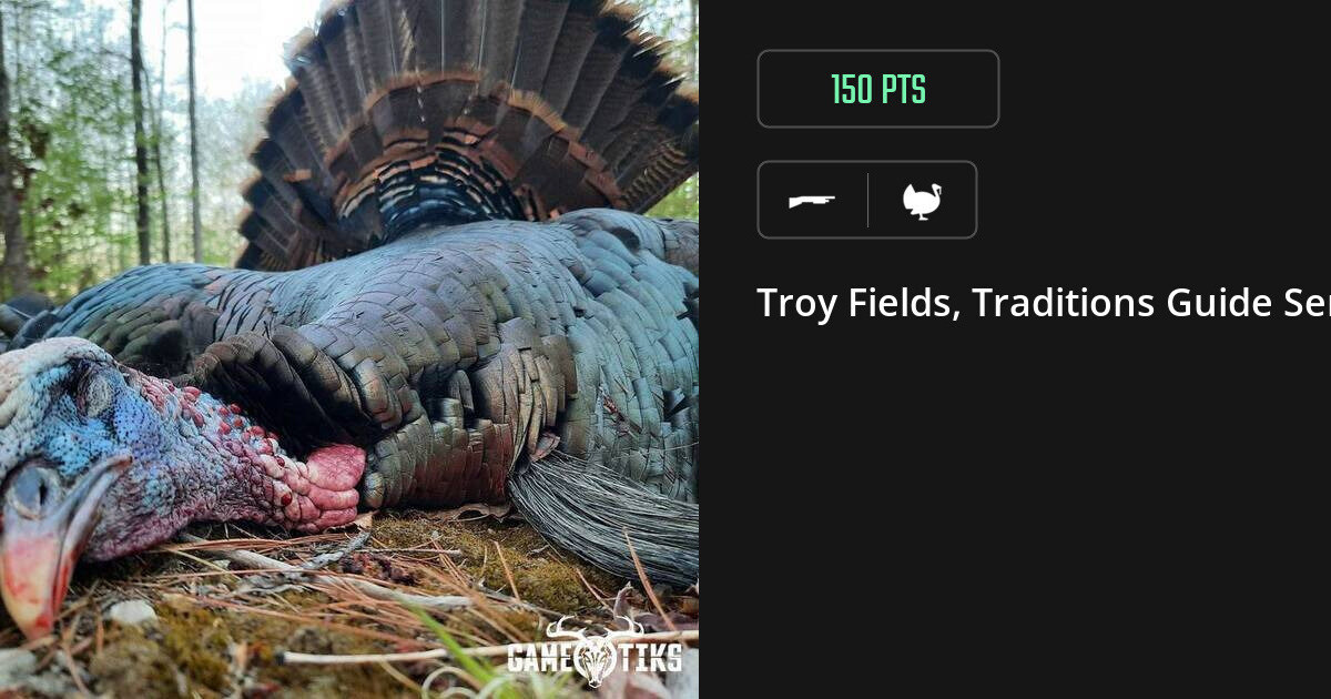 turkey harvest by Troy Fields, Traditions Guide Service