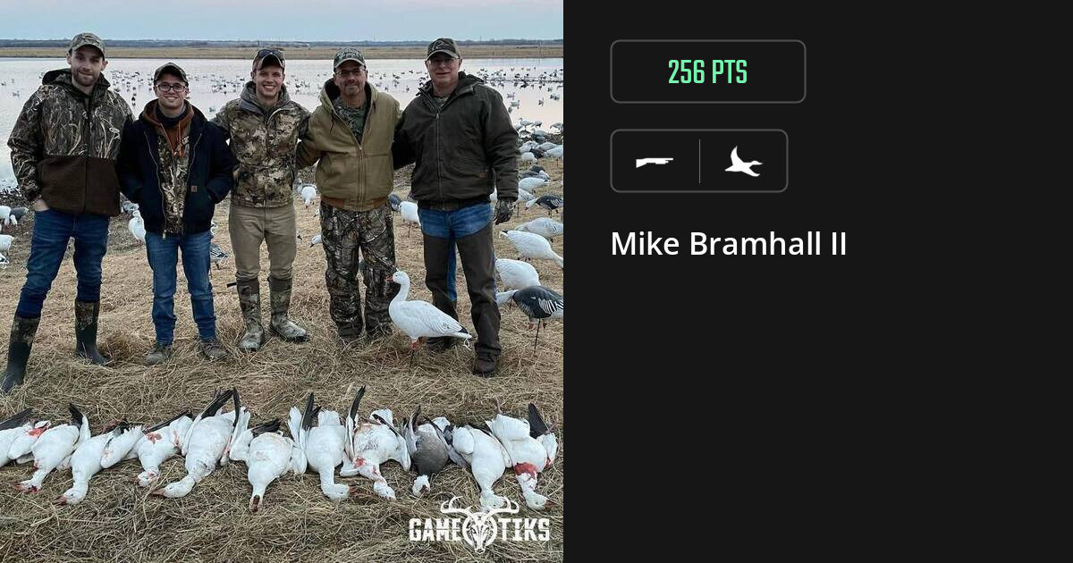 waterfowl harvest by Mike Bramhall II