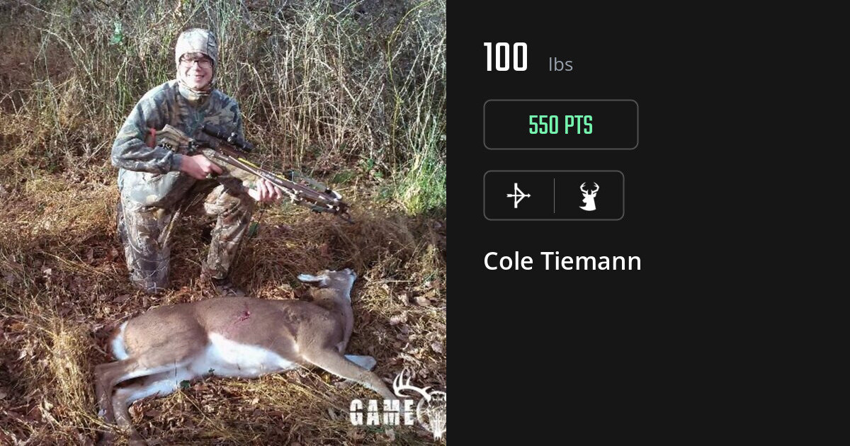 deer harvest by Cole Tiemann