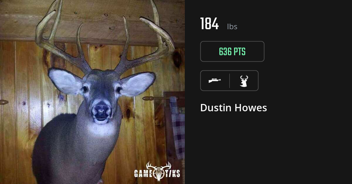 Deer harvest on Gametiks
