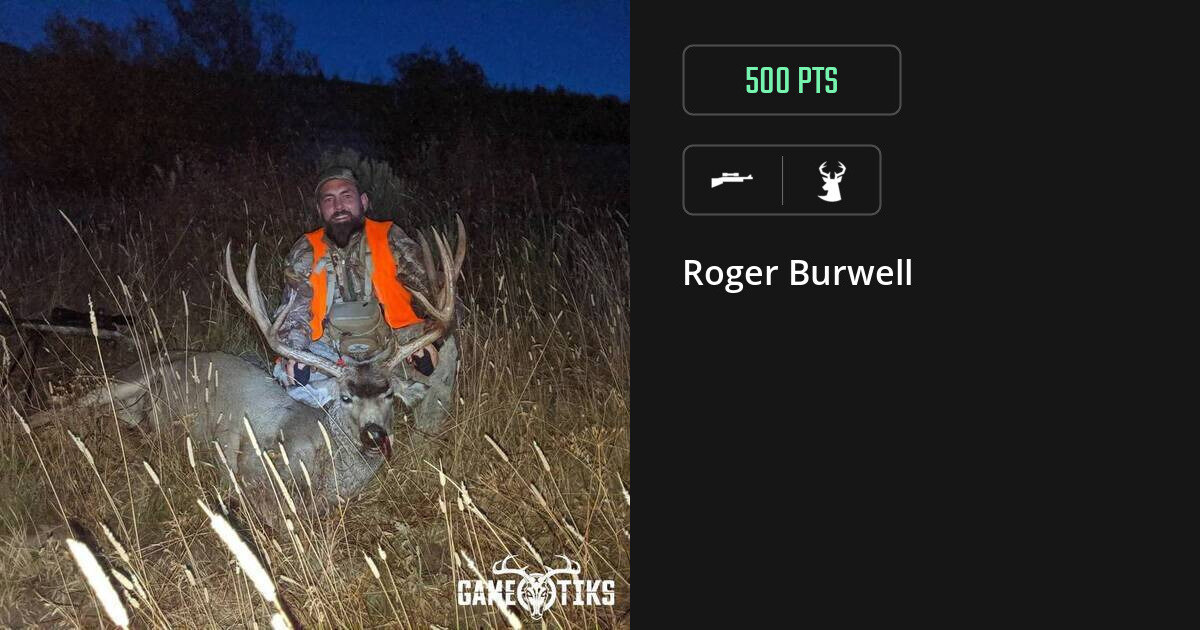 deer harvest by Roger Burwell