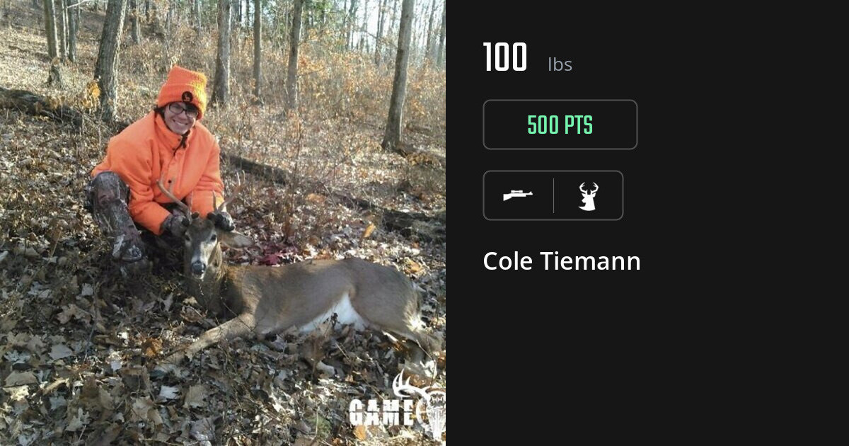 Deer harvest on Gametiks
