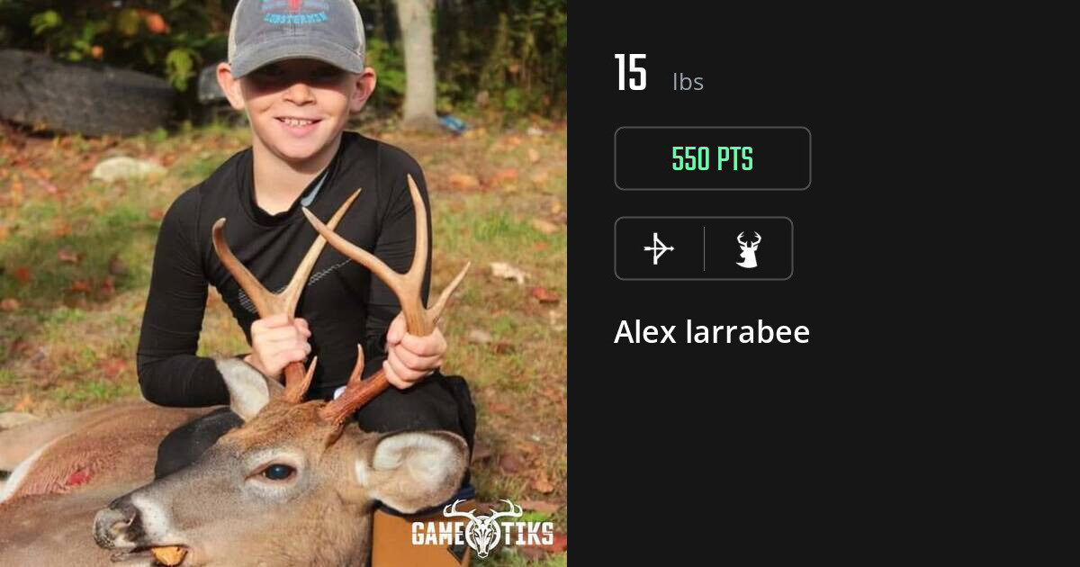 Deer harvest on Gametiks